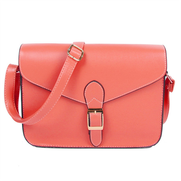 Women's handbag messenger bag preppy style vintage envelope bag shoulder high quality briefcase watermelon red #187328