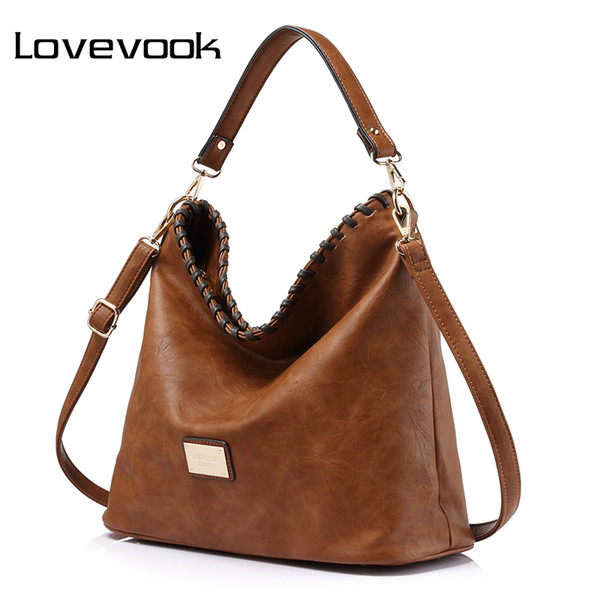 LOVEVOOK women large capacity women shoulder bag female casual tote hobos handbag famous brands high quality messenger bags