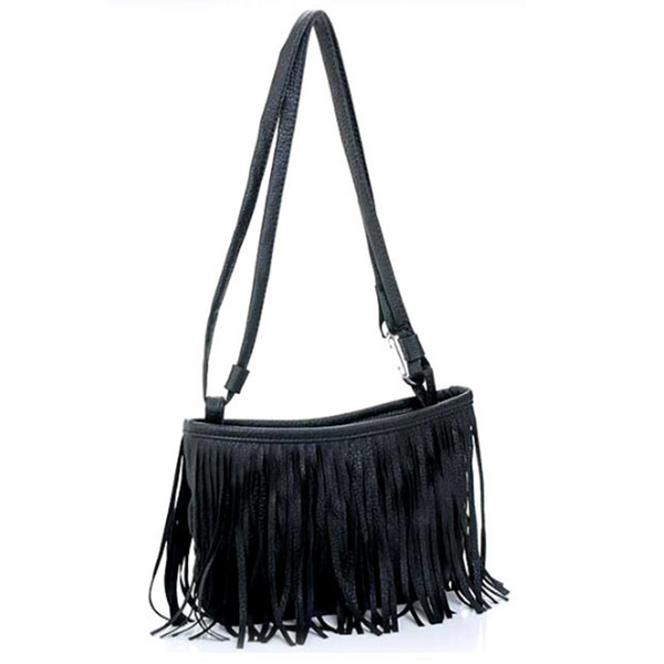 2017 hot women Mini PU Leather bags Women's Punk Satchel Tassel Fringe Shoulder Messenger bags fashion crossbody femininas