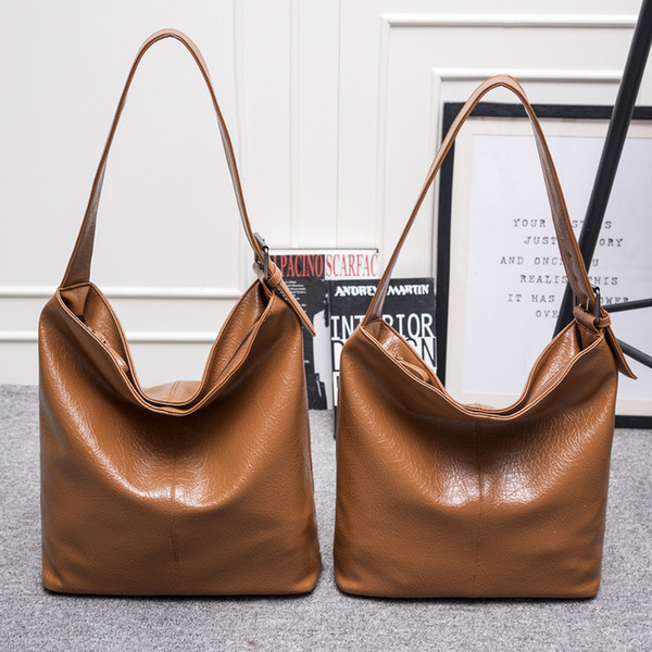 Leisure new moon bag bag 2018 spring / summer new shoulder bag pu handbags