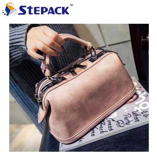 2017 New Arrival Retro Style 3 Colors Shoulder Bag Minimalist Crossbody Bag PU leather Handbag Fashion Women Messenger