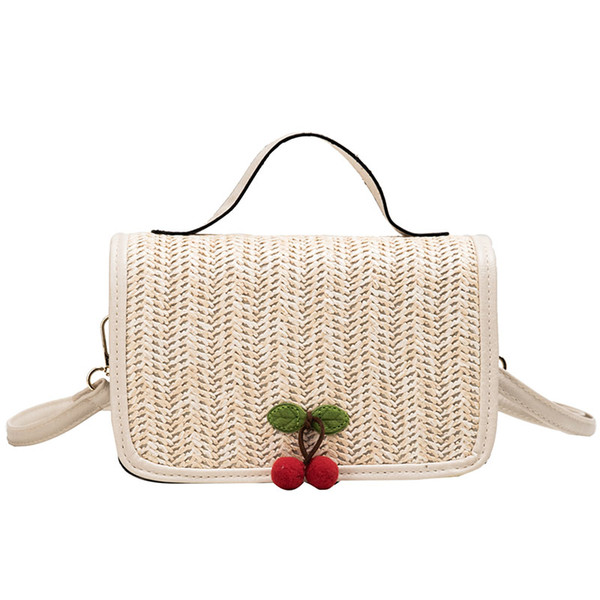 Women Vintage Handmade Crossbody bag For Women Summer Beach Straw Handbag Flap For Ladies Weave Bag Casual Purse Drop Shipping