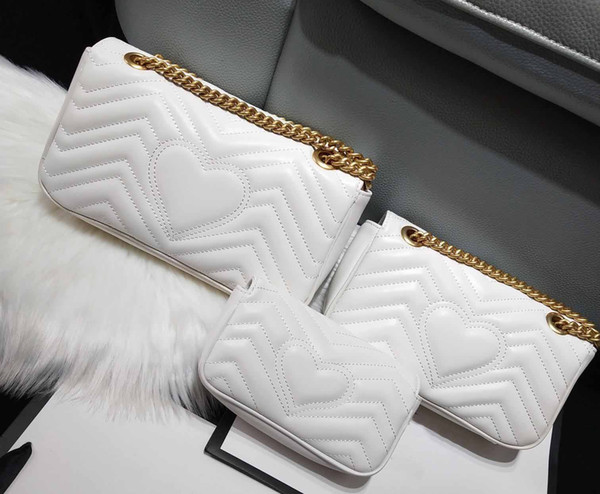 Free shipping Marmont bag Handbags high quality Famous Brands Designer Handbags women bags Genuine Leather Shoulder Bags Three size