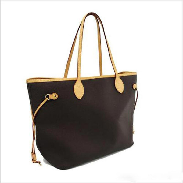 Women's Luxury handBags Classic and New 2 Piece Tote Bag Fashion Shoulder Bag and Small Wallet Combination Shopping Bag Free Shipping 40156
