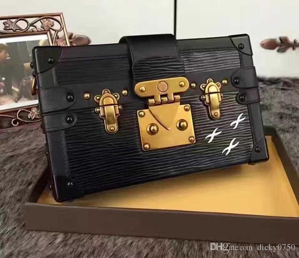 2020 Wholesale Designer clutch Box Original Handbags Evening Bags Excellent Quality Leather purse Fashion Box Brick Messenger Shoulder Bag