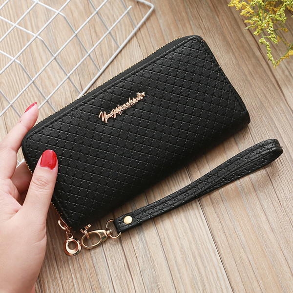 2019 new female fashion designer wallet fashion designer clutch bag leather wallet belt