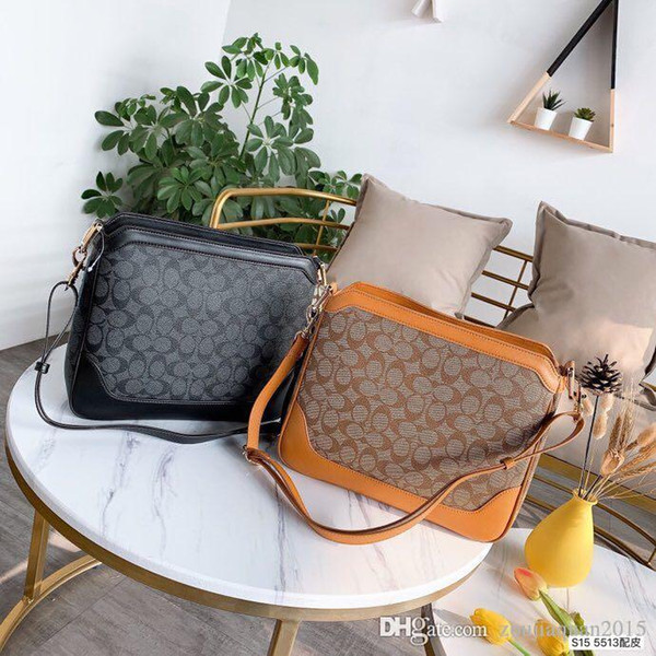 Luxury designer women's fashion bag 2019 new shoulder bag limited edition horizontal rectangular bag fashion trend oversized briefcase