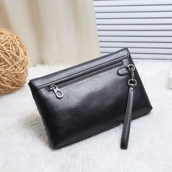 wallet long zipper lady purses high capacity man women Simple wallets female new Phone pocket clutch soft leather card holder Gu-cc9