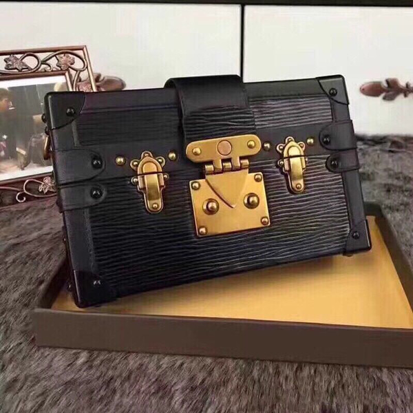 2020 Hot Selling Luxury Handbags Evening Bags Leather Fashion Box Wholesale-designer Clutch Brick Famous Messenger Shoulder Bag Petite Malle