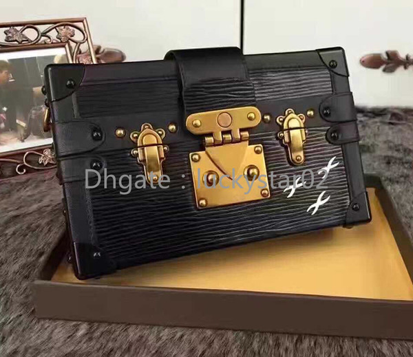 Wholesale Designer clutch Box Original Handbags Evening Bags Excellent Quality Leather purse Fashion Box Brick Messenger Shoulder Bag