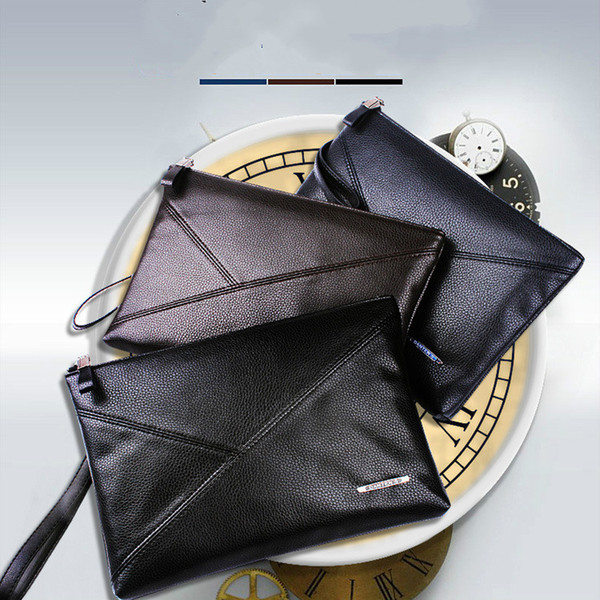 Autumn and winter new men's envelope bag Korean version of the style clutch bag fashion big brand wrist bag male folder wholesale