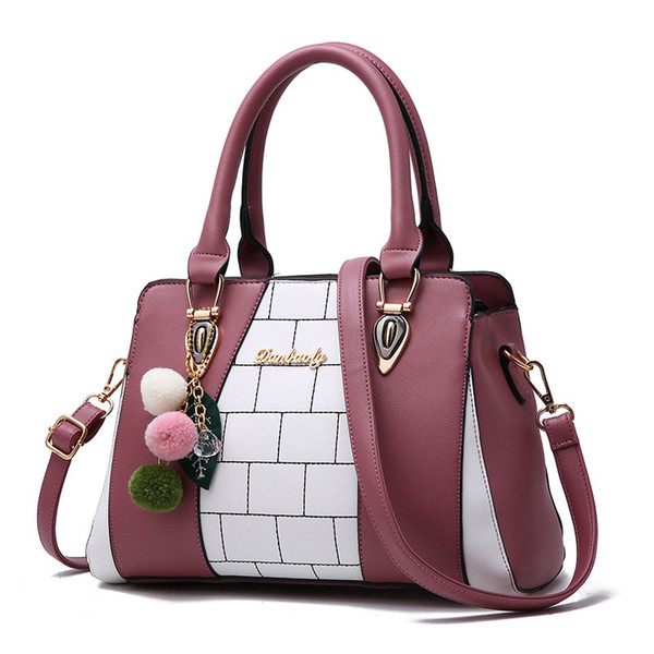 Women Hardware Ornaments Solid Totes Handbag High Quality Lady Party Purse Casual Crossbody Messenger Shoulder Bags 6203