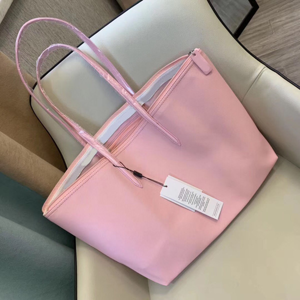 Pink sugao designer handbags fold top quality tote bag shoudler bag 2022new style waterproof women purse 20color choose