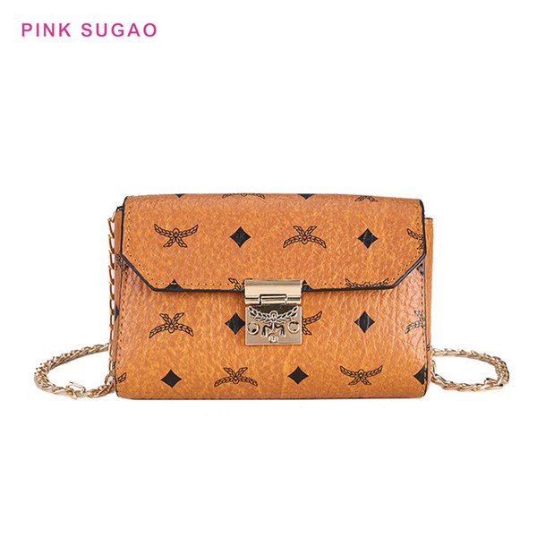 Pink sugao women shoulder bags designer chain bag luxury purse high quality crossbody bag lady messenger bags new fashion