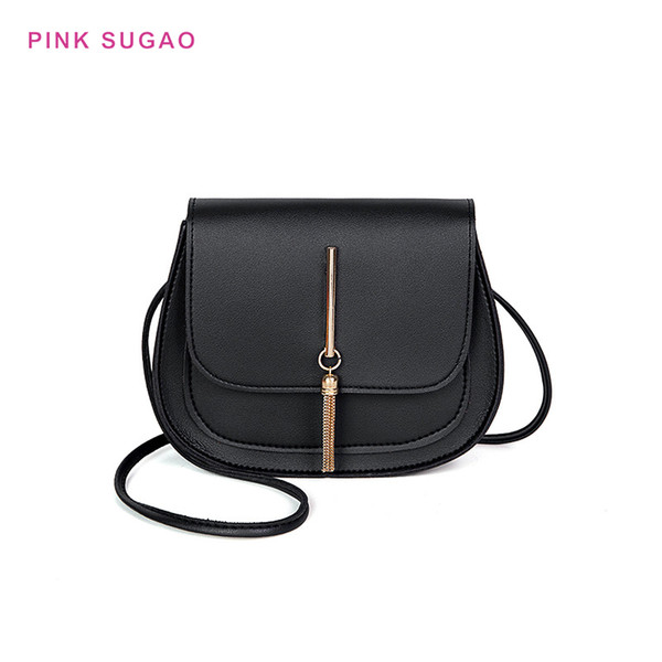 Pink sugao women crossbody bag designer shoulder bags new styles small purse circle shape lady bag wholsales pu leather new fashion bags