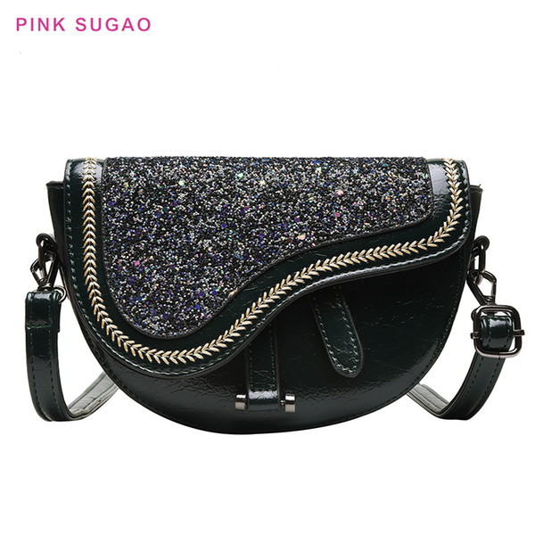 Pink sugao new styles shoulder bags handbag designer crossbody bag tote bags women new fashion handbag retro style messeger bags