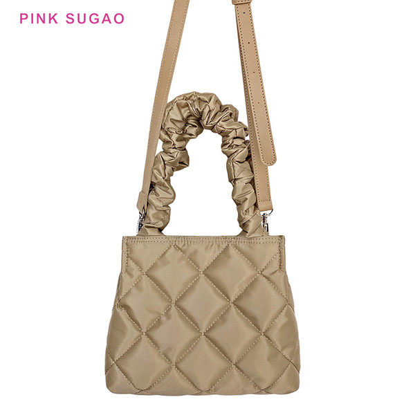 Pink sugao luxury tote bag women shoulder handbag designer small purse lady pockets new fashion shipping small bags square handbag BHP