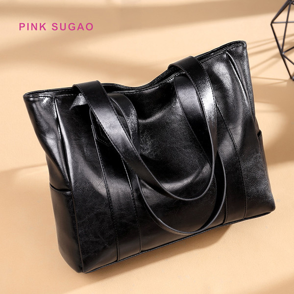 Pink Sugao women big bag handbag new styles shoulder bag purses designer tote bag large handbags pu leather lady handbags