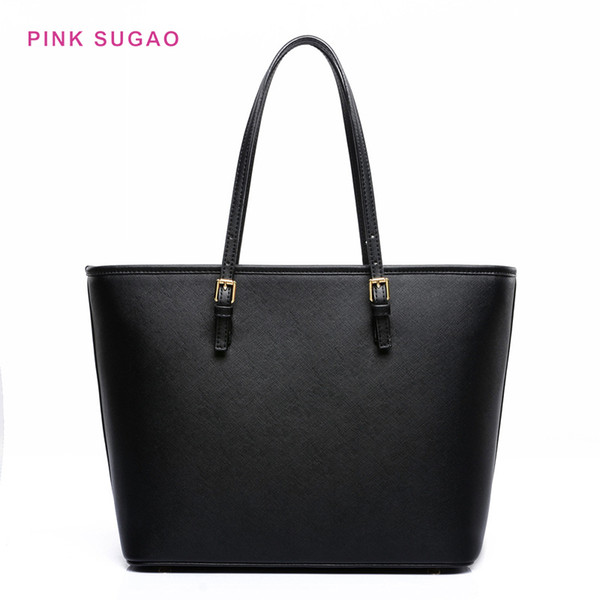 Pink sugao women tote bag designer handbag pu leather luxury shoulder bags BRW new fashion purse large capacity lady shopping bags