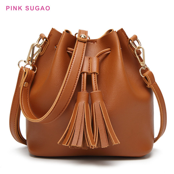 Pink Sugao designer shoulder bag women bucket bags new styles crossbody shoulder bag casual tote bag handbags fashion wholesales