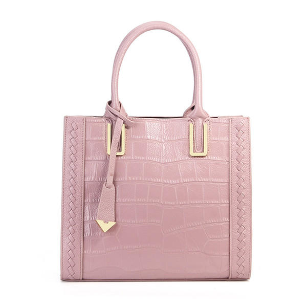 Pink sugao designer handbags genuine leather BHP women tote bag cow leather purse fashion new shoulder bags lady shopping bag high quality