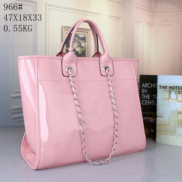 Pink sugao designer handbags tote bag women Chome pu leather shoulder bag chain 2022new style high quality tote women bags designer handbag