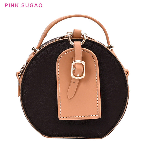 Pink sugao women shoulder bags designer handbag pu leather circle tote bag 2022new fashion lady shoulder handbags BHP lady shopping bags