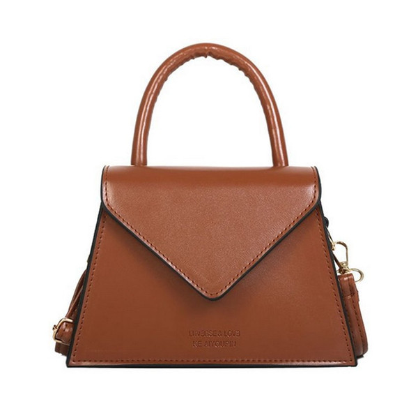 New Creative Retro Single-Shoulder Cross Bag Handbag lady Solid Color Women Shoulder Bag