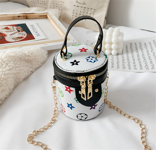 Korean Style One-Shoulder Bag For Girls Popular Messenger Bag Children Carry Bucket Bags