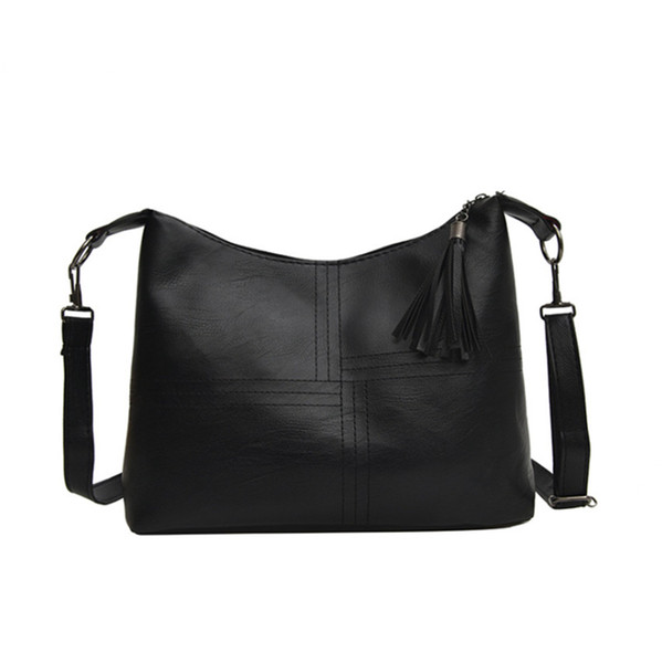 2020 New Patent Leather Bucket Bag Shoulder Bag Large Capacity Women Bag