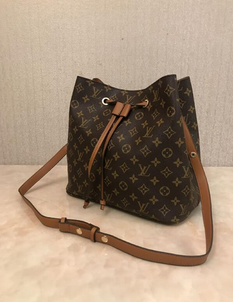 2019 new shoulder bags leather bucket bag women famous brands designer handbags high quality Cross Body