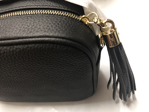 Designer Handbags SOHO DISCO Bag Genuine Leather tassel zipper Shoulder bags women Crossbody bag Designer handbag Come with Box