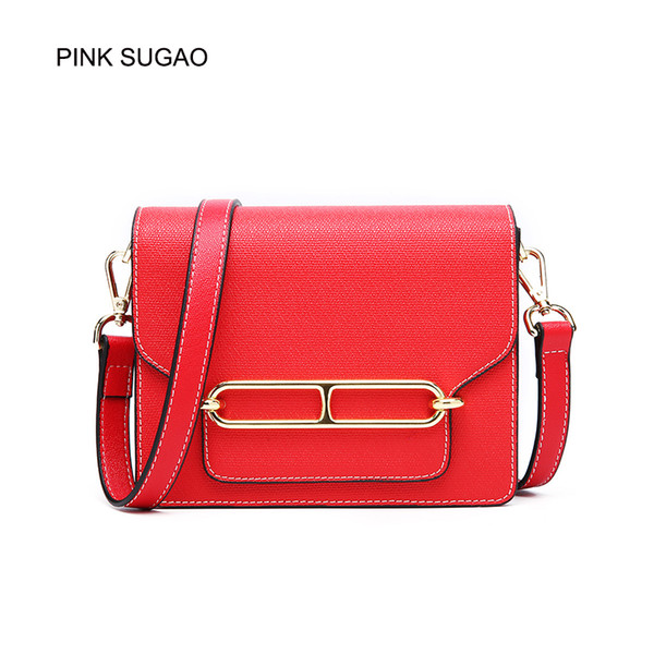 Pink sugao designer luxury handbags purses women genuine leatehr shoulder bag new fashion 2022messenger bag flap crossbody bag for lady