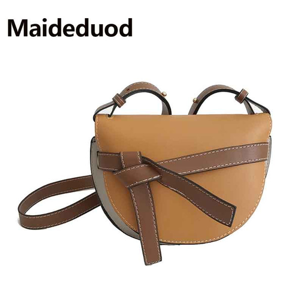 Free shipping Women messenger bags new spring/summer New inclined shoulder bag women's bowknot leather handbags Bag Lady's satchel