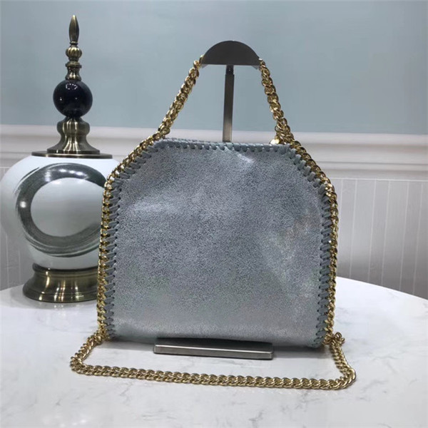 2019 fashion handbag diagonal pearlescent series deer skin texture and natural luster soft 25X5X26CM