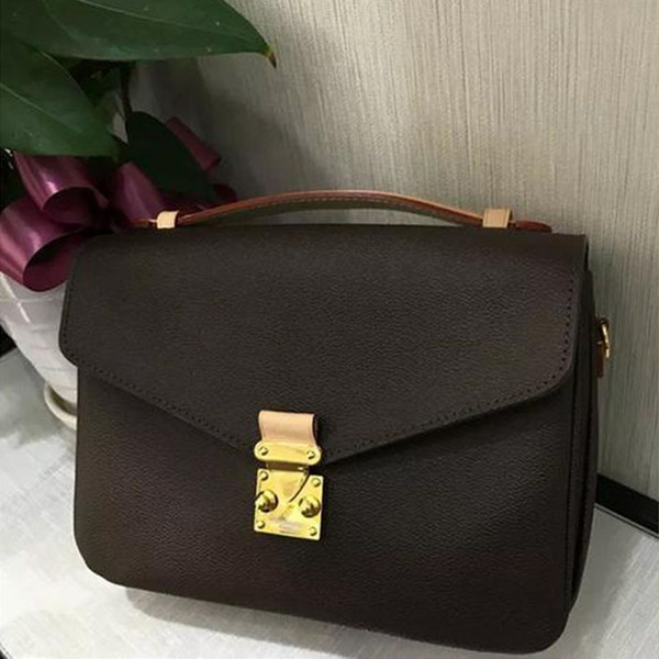 high quality women shoulder bags designer genuine leather handbags floral print postman bags famous brand Metis crossbody bag M40780