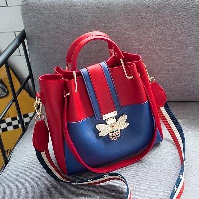 HOT 2018 Newly lady's Fashon style Autumn and winter Women's new bucket bag Korean wild handbag large capacity Shoulder Messenger bag