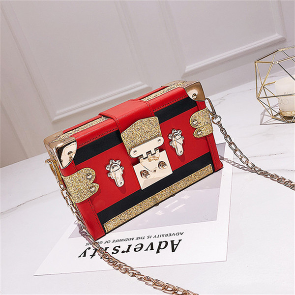 2019 Brand Designer Vintage Handbags high quality box shoulder bag Handbags Wallet Famous handbag women bags Crossbody bag shoulder leather