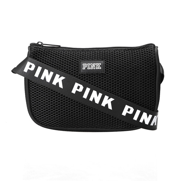 Hot Pink Letter Fanny Pack Waist Bag Shoulder Bag Messenger Bags Women Fashion mini Beach Bag