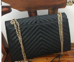 New women fashion chain single shoulder handbag lady black evening bag