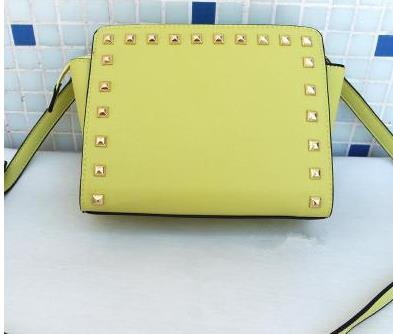 Europe and America brand women's handbag Fashion women messenger bag rivet single shoulder bag High quality female bag