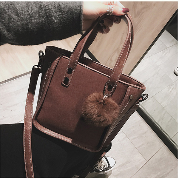 2019 Vintage Women's Bag Shoulder Female Suede Leather Messenger Bag Women's Crossbody Ladies Hand Bags For Women Sac