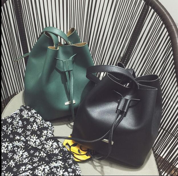 4 colors shoulder bags Noé leather bucket bag women famous brand designer handbags high quality flower printing crossbody bag purse TWIST