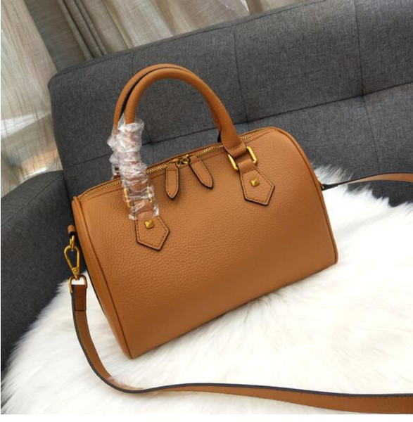 New Fashion 35CM female leather handbag shoulder bag totes messenger bag Crossbody Bag clutch Model 41526