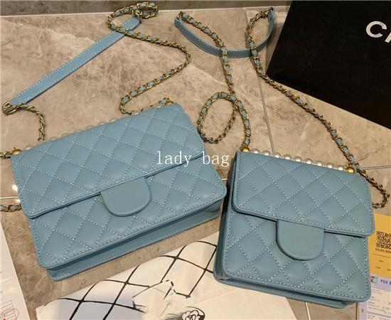 2019 new classic style women crossbody bag Lattice shoulder bags fashion chain handbags female designer bag