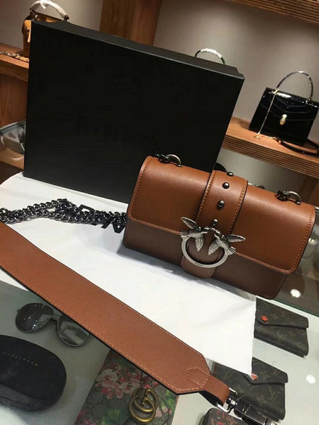 2018 Brand Shoulder bags women leather crossbody bag handbags famous designer purse high quality female bag size 21*6*13cm