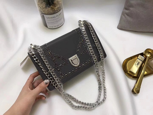 shoulder bags women real leather chain crossbody bag handbags famous designer purse cf real lambskin leather female bag discount free shippi