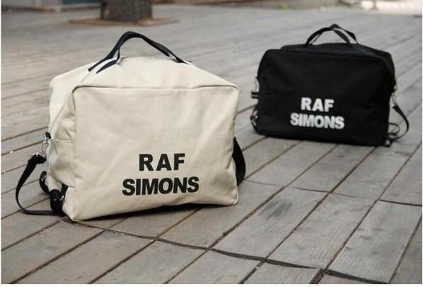 2017 New Unisex Women Canvas Shoulder Bag Handbags Totes Men Raf Simons Printing Free Drop Shipping