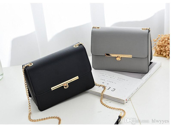 Wholesale-2018 Hot New Female Bag PU Leather Bag Korean Version Of Women's Casual Shoulder Bag Foreign Trade