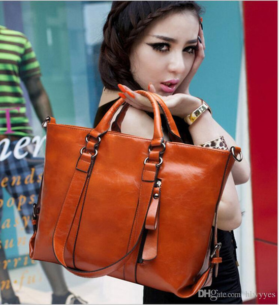 Wholesale-New Female Bag Handbag Shoulder Bag Europe and America Fashion Retro Bag Explosions 7 Colours for Choosed